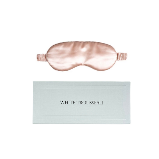 Aurelie Pure Silk Sleep Eye Mask | Rose Gold