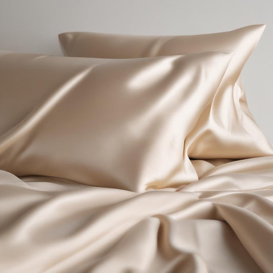 Couple Silk Pillowcase Set | Champagne