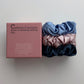 100% Mulberry Silk Scrunchies - Sky Dream